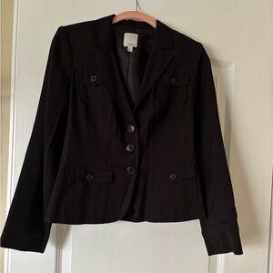 Halogen Black Blazer Tailored Suit Jacket